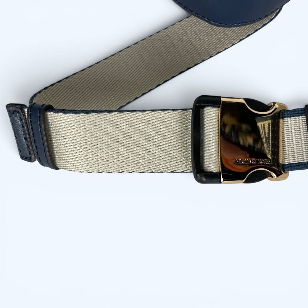 Michael Kors Jet Set Small Belt Bag Crossbody Navy Blue - Picture 7 of 7